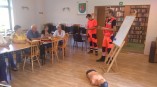 Spotkanie z ratownikami medycznymi z OSR Lębork z zakresu udzielania pierwszej pomocy